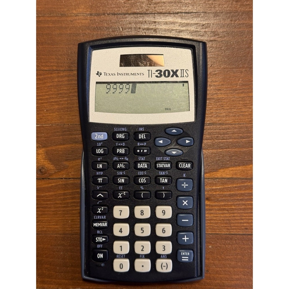 Texas Instruments TI-30X IIS 2-Line Scientific Calculator Solar Battery - Picture 5 of 5